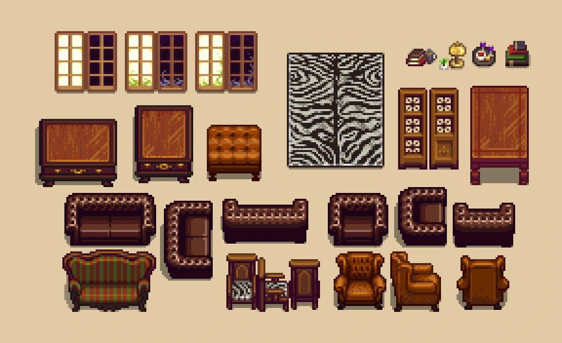 Stardew Valley PC’s Old World Furniture Mod v1.0.1
