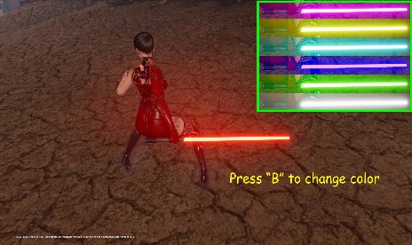 Stellar Blade LightSaber Mod v1.0