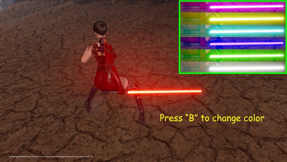 Stellar Blade LightSaber Mod v1.0