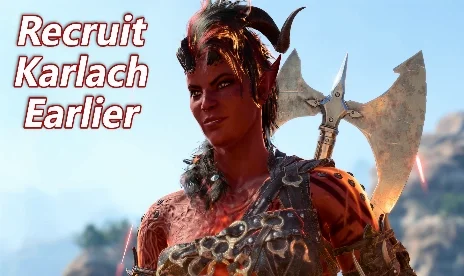 Baldur’s Gate 3 Recruit Karlach Earlier Mod v1.0.0