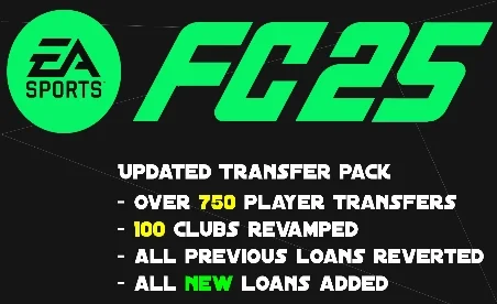 EA Sports FC 25 Pack de transfert mis à jour Mod v1.1