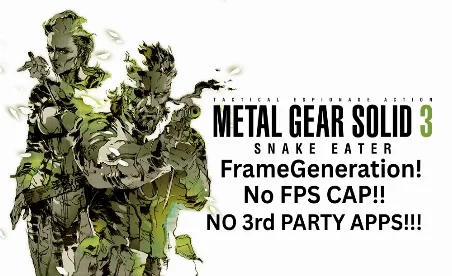 Metal Gear Solid Delta : Snake Eater Frame Generation Mod v2.0