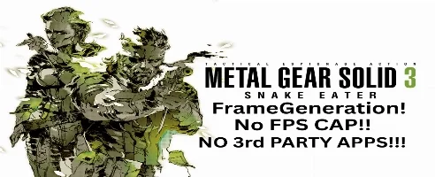 Metal Gear Solid Delta: Snake Eater Frame Generation Mod v2.0