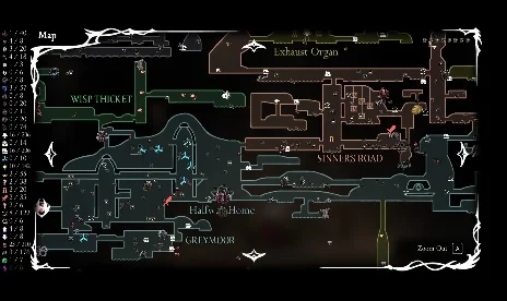 Hollow Knight: Silksong Completionist Map Mod v1.0.3