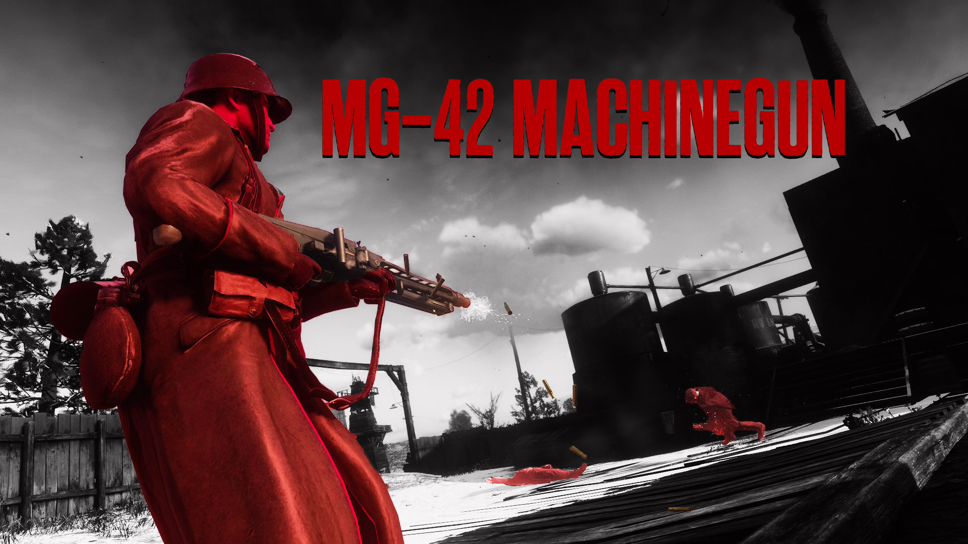 Red Dead Redemption 2 MG-42 Machine Gun Mod v1.0