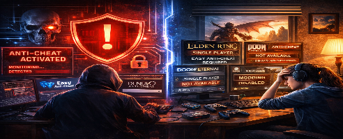 Anti-Cheat Software Is Moving Into Single-Player Games, And Players Are Pushing Back