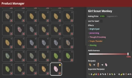 Schedule I ExpandRecipe – Improved Mod v1.0.1