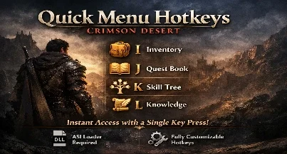 Crimson Desert Quick Menu Hotkeys Mod ...