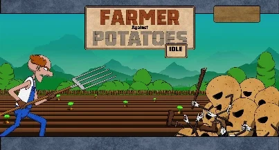 Farmer Against Potatoes Idle