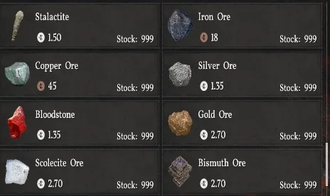 Crimson Desert ALL Craft Material Vendor Shop Mod v2.0