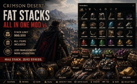 Crimson Desert FAT STACKS All in One Mod v1