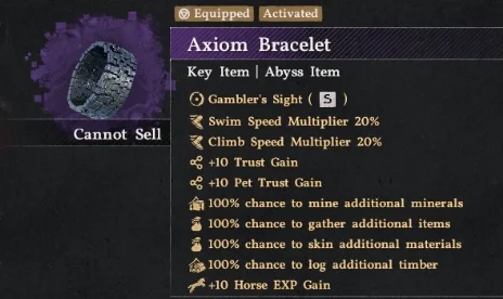 Crimson Desert Cheat Axiom Bracelet and Mask Combo Mod v3.0