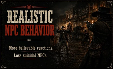 Red Dead Redemption 2 Realistic NPC Behavior Mod v3.0
