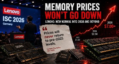 Stop Waiting for RAM Prices to Drop. Lenovo Say...