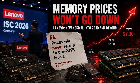 Stop Waiting for RAM Prices to Drop. Lenovo Says They Are Not Coming Back.