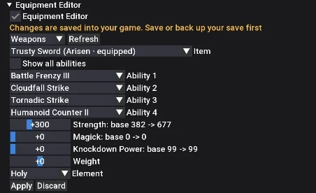 Dragon’s Dogma 2 Equipment Editor Mod v1.3