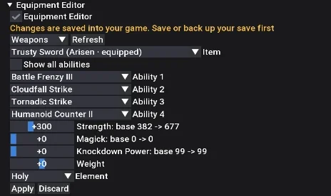 Dragon’s Dogma 2 Equipment Editor Mod v1.3