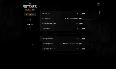 The Witcher 3: Wild Hunt Leveling Gear Mod v1.0.17
